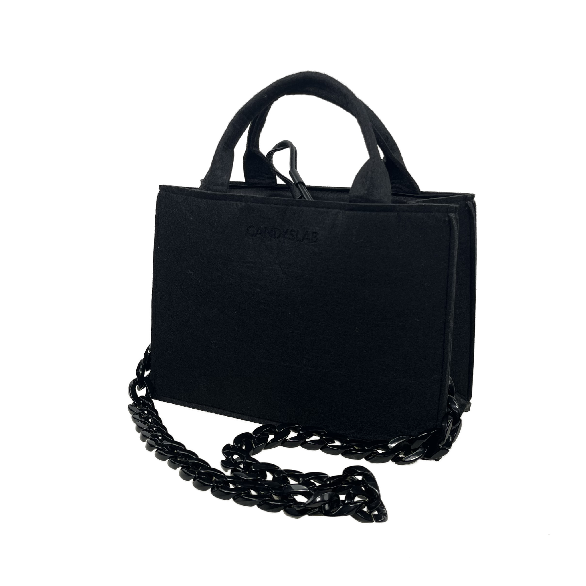 Borsa in feltro con tracolla Borsa in feltro con tracolla
