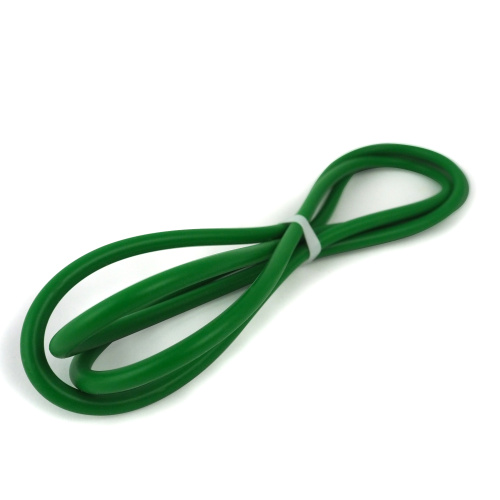 Corda silicone verde sfondo bianco